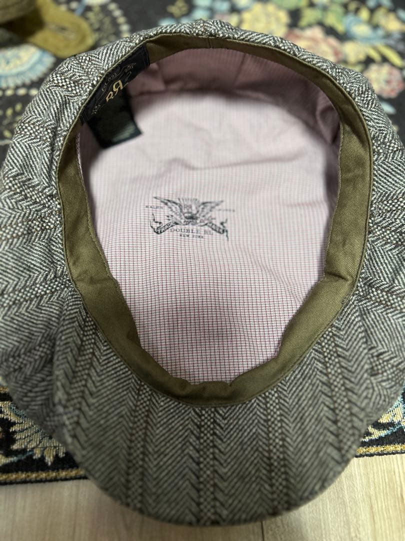 エ*ー様 新品未使用　希少　ダブルアールエル　RRL 　ニュースボーイキャップ