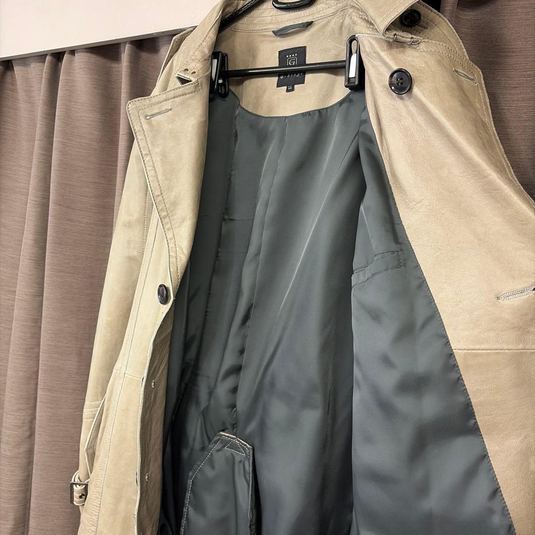 G-Stage ジーステージ 羊革 ラムレザー トレンチコート XLサイズ