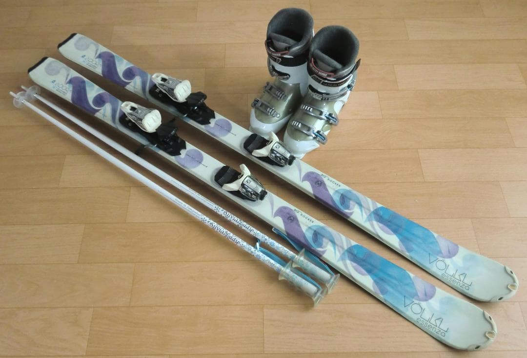 ■■11月限定■送料無料■VOLKL■女性用スキー4点セット■147/24.5■