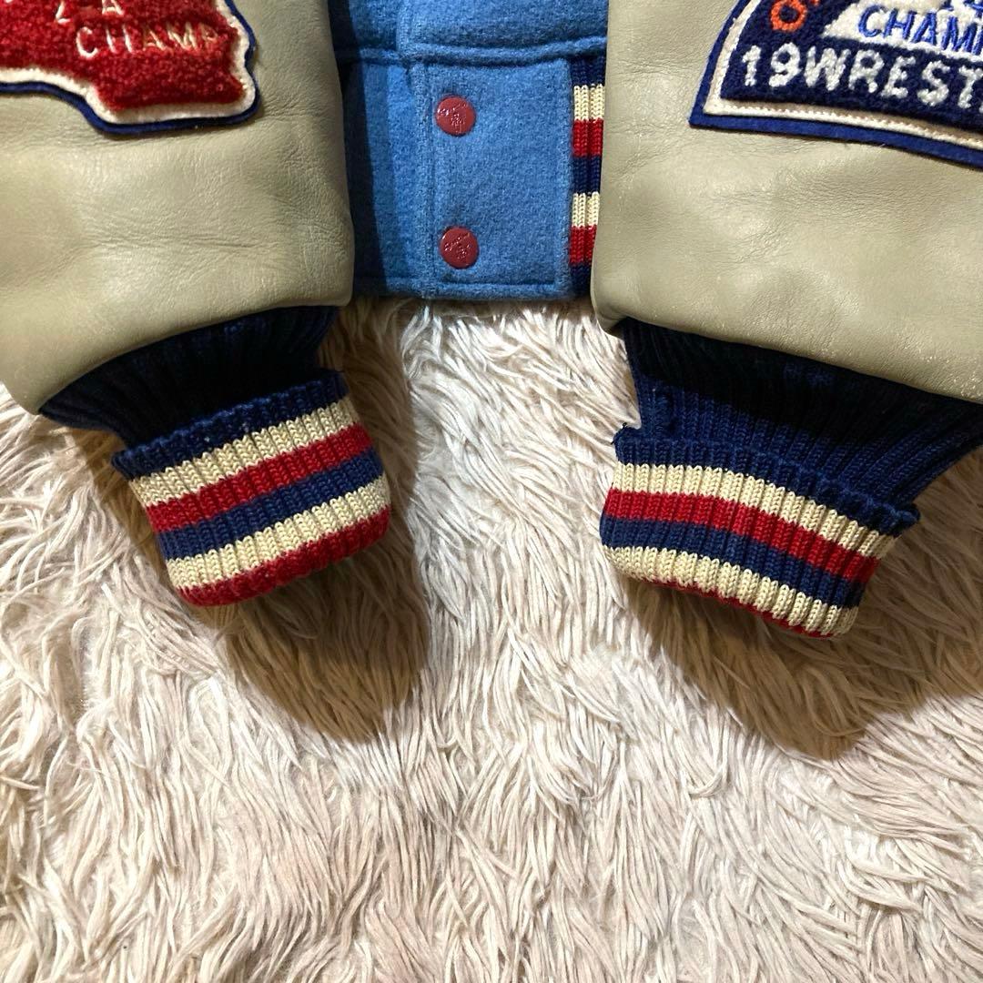 【ヴィンテージ】STYLE EYES 牛革　 スタジャン　セミデコ　40