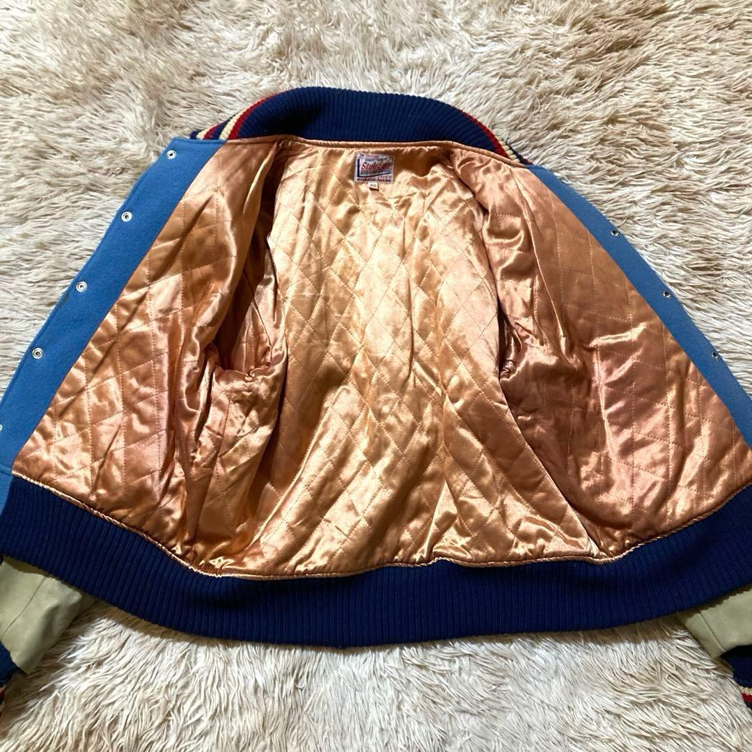 【ヴィンテージ】STYLE EYES 牛革　 スタジャン　セミデコ　40