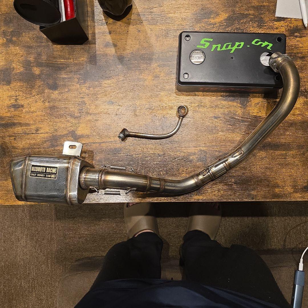 土日限定値下げ　水本レーシング　試作マフラー　モンキー