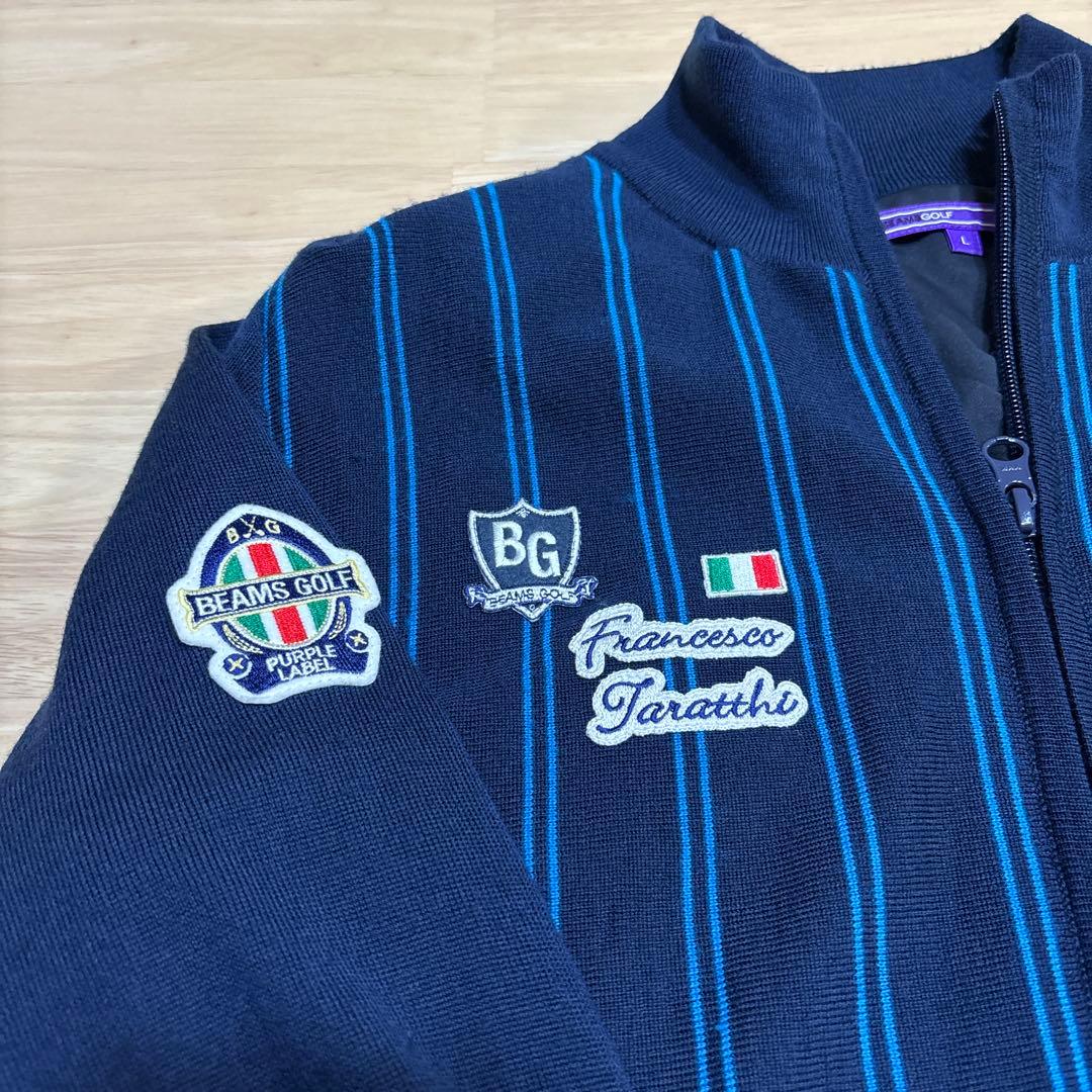 値下げ❗️BEAMS GOLF PURPLE LABELタラッティニット メンズL