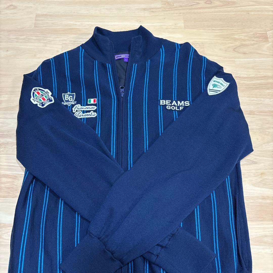 値下げ❗️BEAMS GOLF PURPLE LABELタラッティニット メンズL