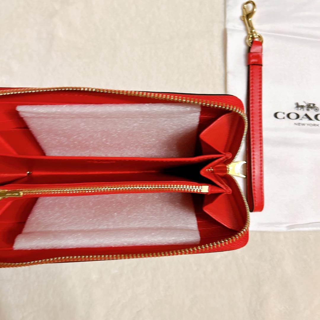 COACH コーチ 長財布 ラウンドファスナー お洒落