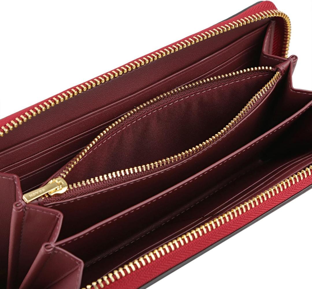 COACH コーチ 長財布 ラウンドファスナー お洒落