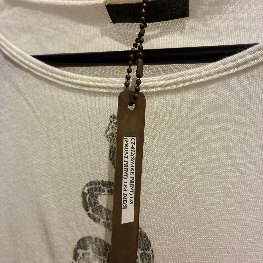 CATORCE SNAKEPRINT L/S美品