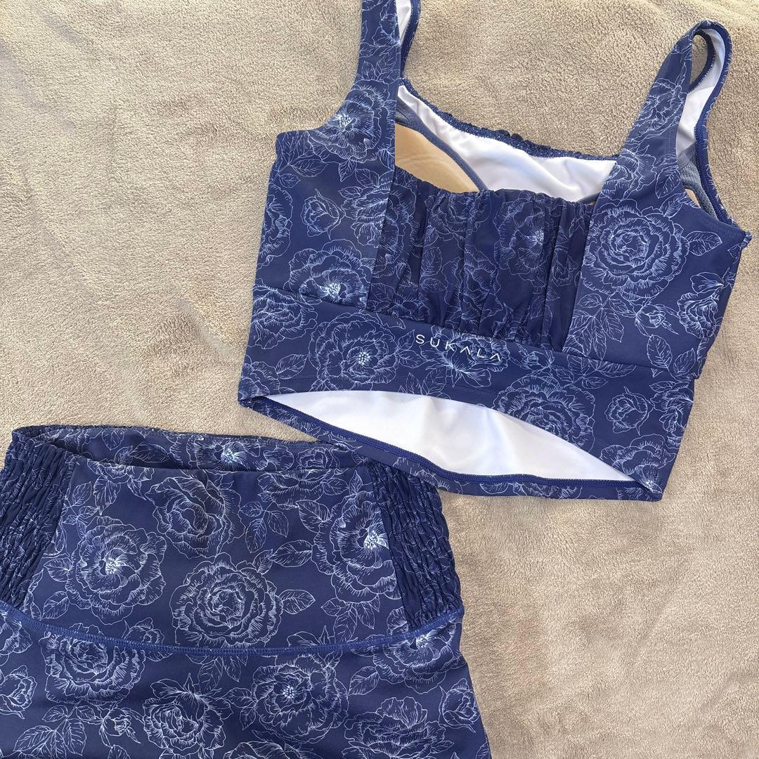 【SUKALA】ブルーミングフラワー　ブラトップ&レギンス