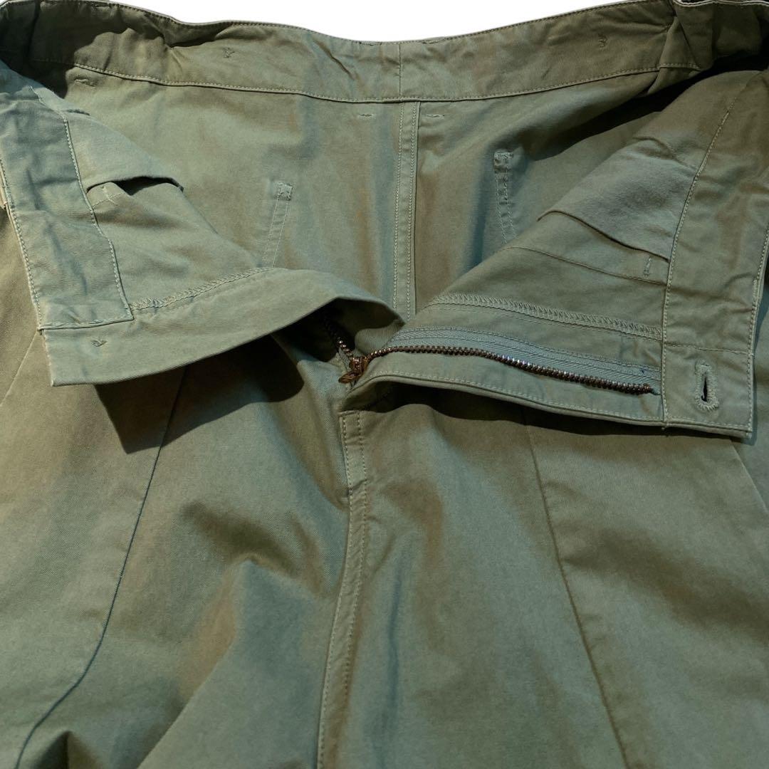 【未使用】nest robe コットンカーゴパンツ ファティーグ ワイド パンツ
