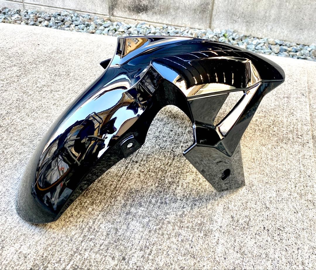 NINJA 250/400 フロントフェンダー 光沢ブラックZ250 Z400