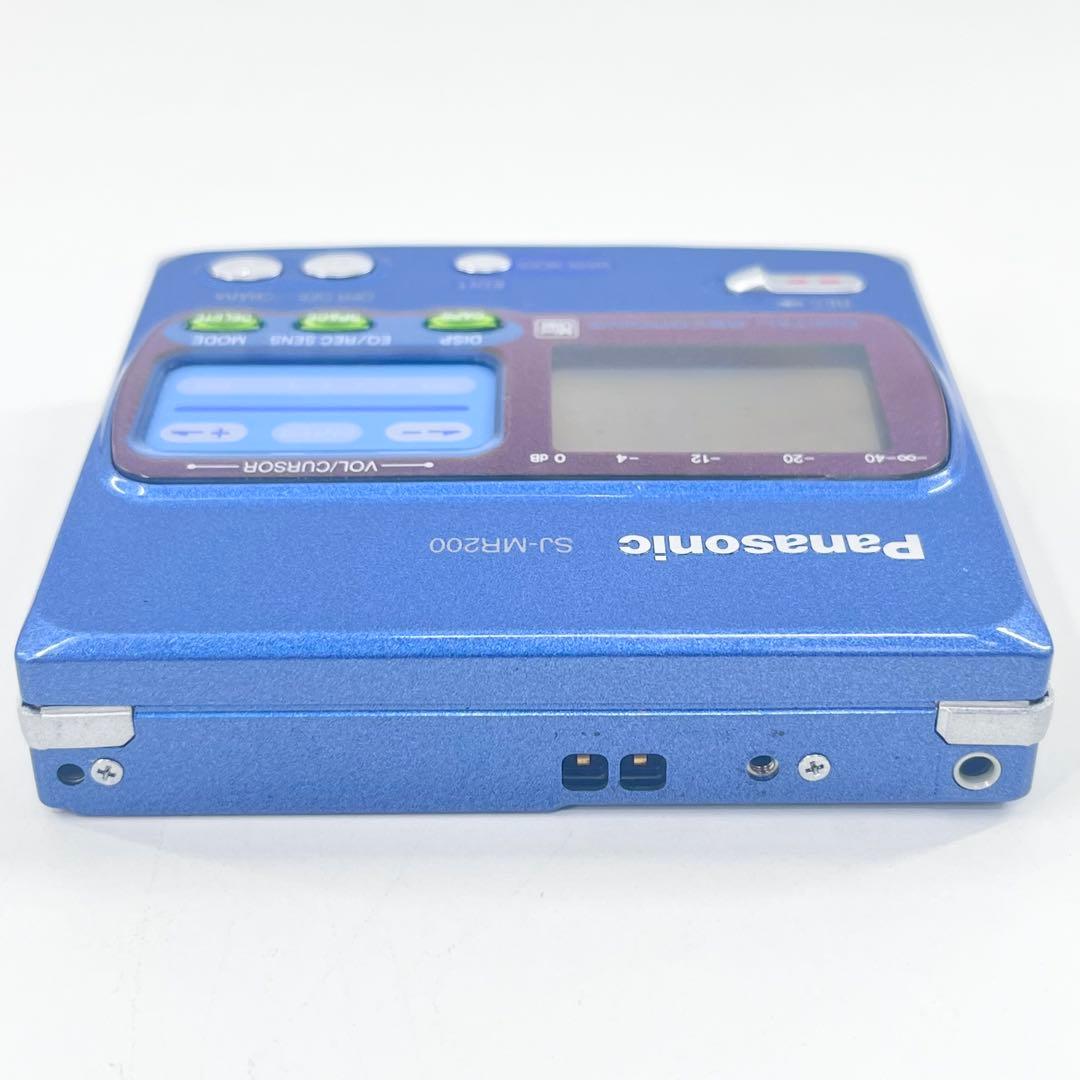完動品 Panasonic SJ-MR200 MDレコーダー リモコン付