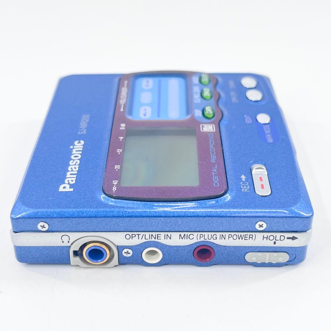 完動品 Panasonic SJ-MR200 MDレコーダー リモコン付