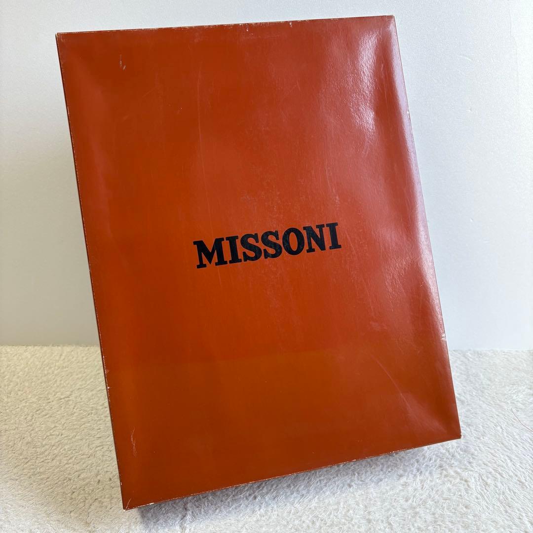 ミッソーニ　タオルケット140㎝×190㎝　綿100%日本製【未使用保管品】