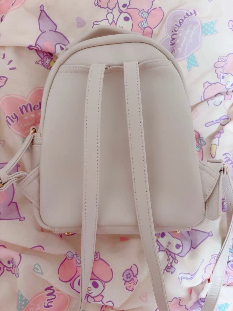 LIZLISA メニービジューロングリボンリュック ピンク