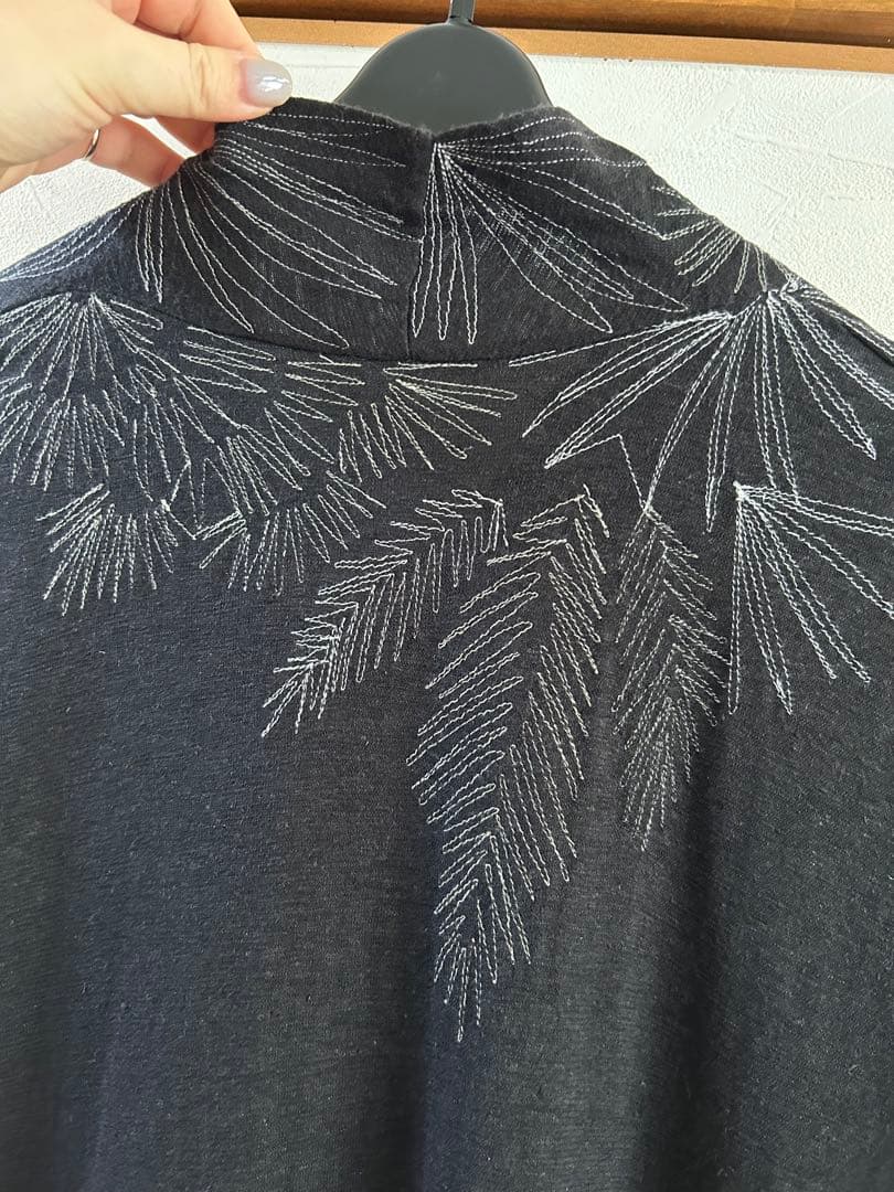 ヨーガンレール　黒　半袖チュニック