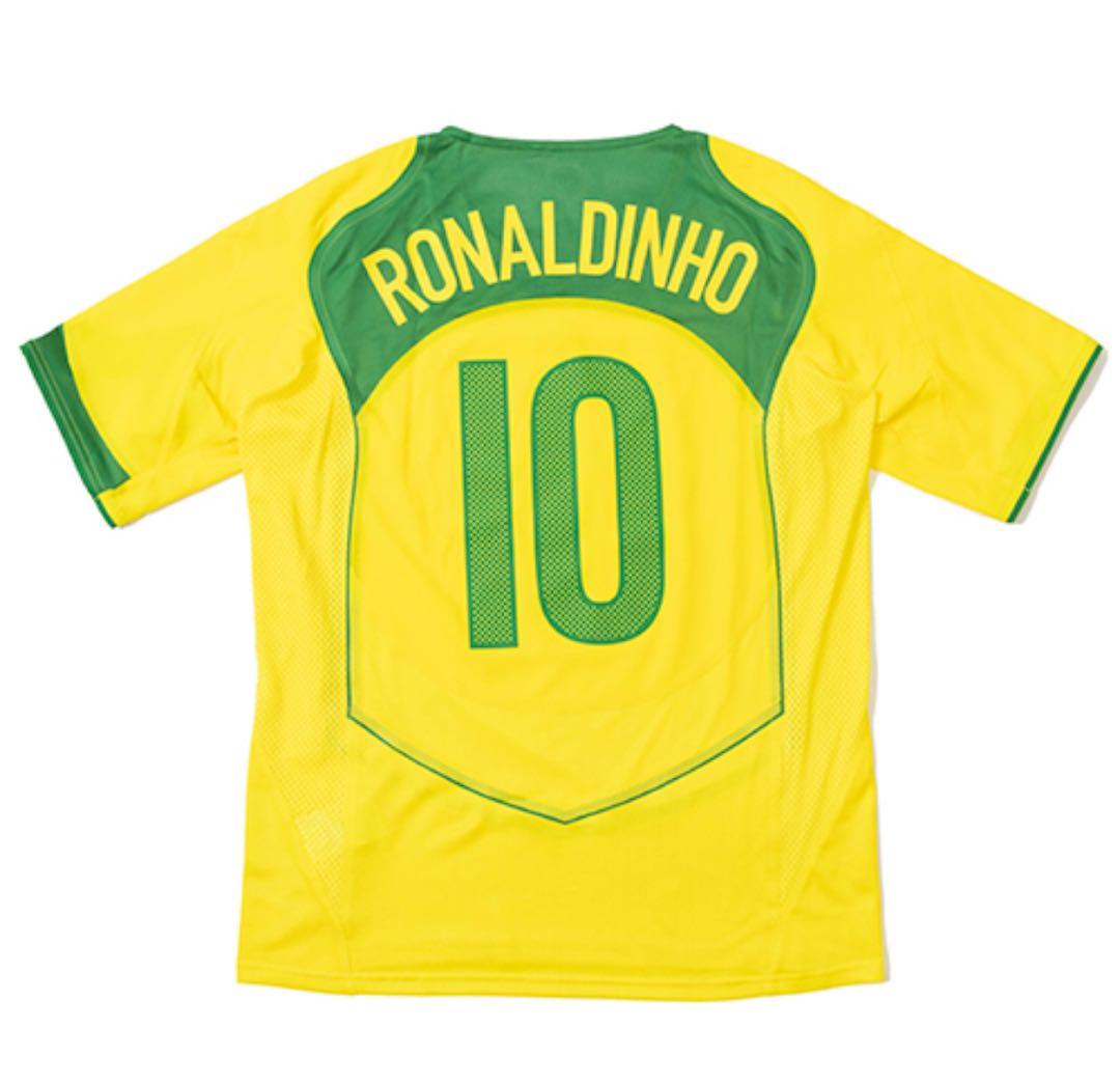【タグ付き】ブラジル代表 ロナウジーニョ リイシュー 復刻 正規品