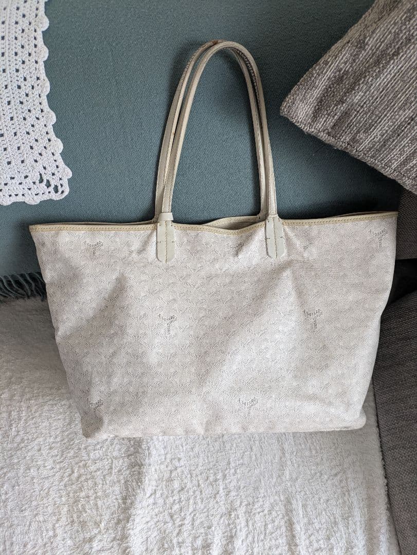 ゴヤール　サンルイPM ホワイト