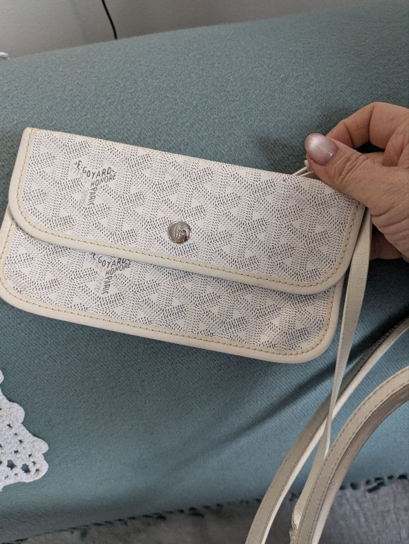 ゴヤール　サンルイPM ホワイト