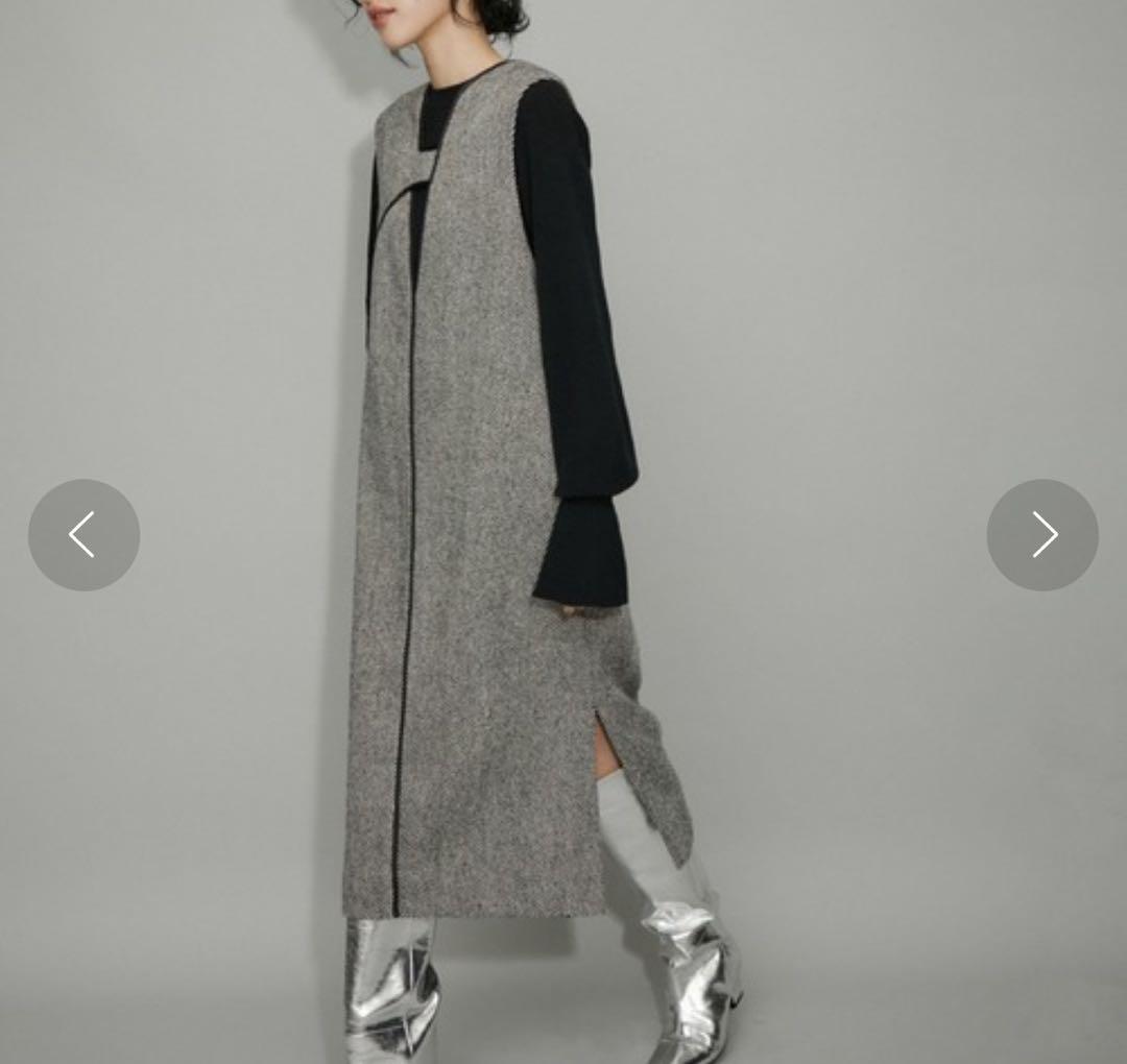 2WAYツイードジャンパースカート