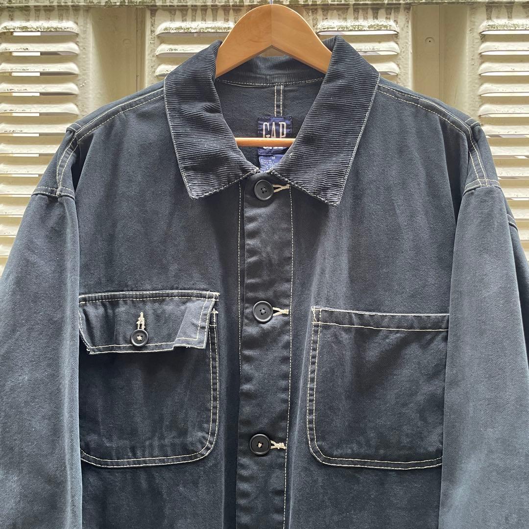 希少 90s old gap オールドギャップ ダックカバーオール 後染め