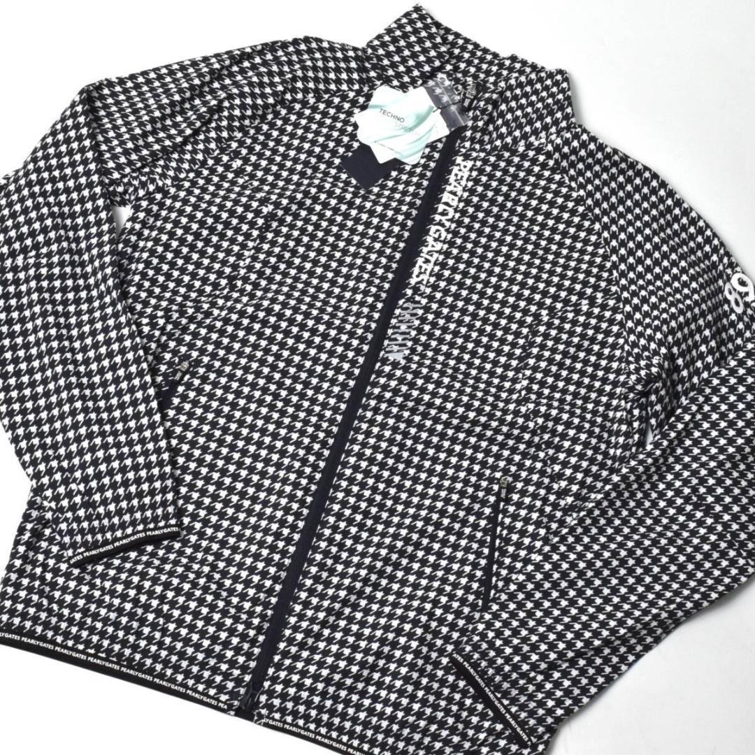 未使用 パーリーゲイツ 千鳥柄 エアシャット 4 ( M ) ブルゾン 軽量