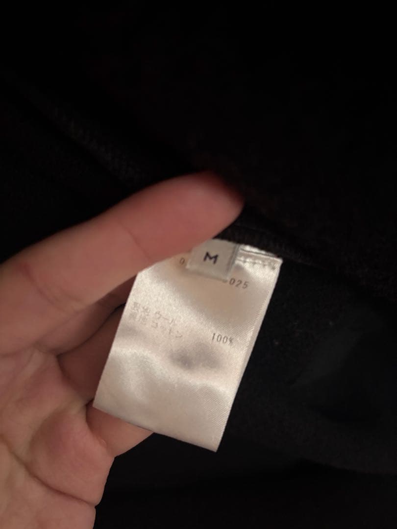 LEMAIRE ブラック ラップコート