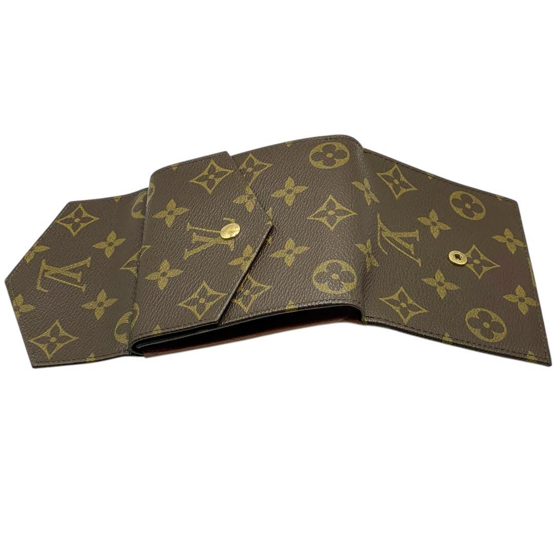 LOUIS VUITTON モノグラム ポルトモネビエ ダブルホック 財布