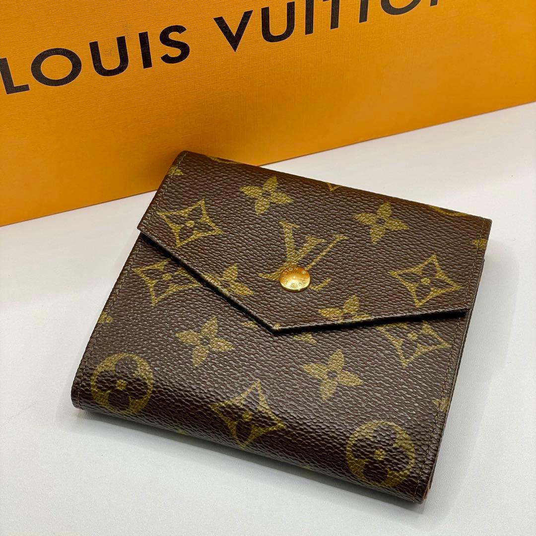 LOUIS VUITTON モノグラム ポルトモネビエ ダブルホック 財布