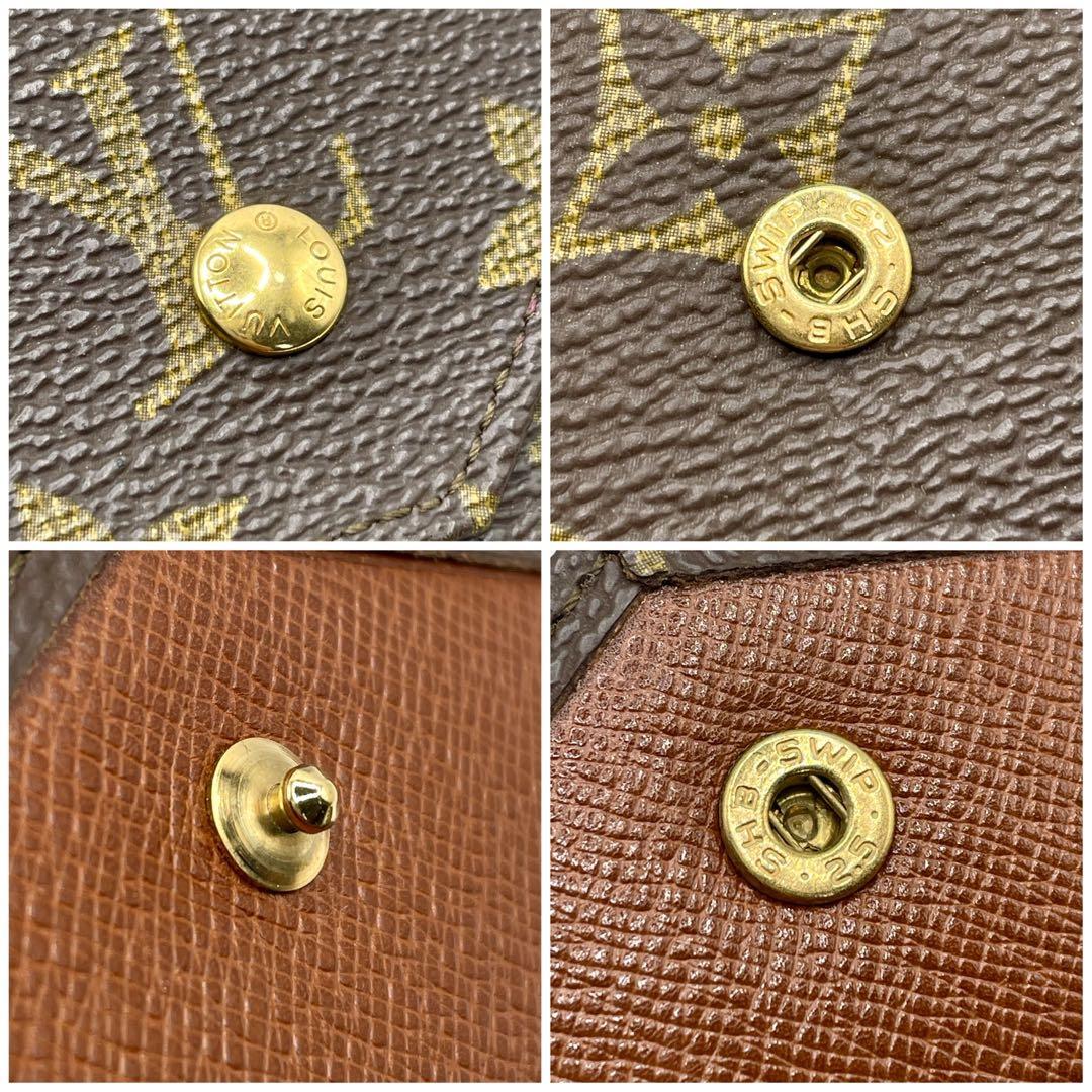 LOUIS VUITTON モノグラム ポルトモネビエ ダブルホック 財布