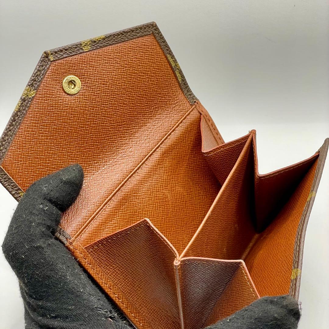 LOUIS VUITTON モノグラム ポルトモネビエ ダブルホック 財布