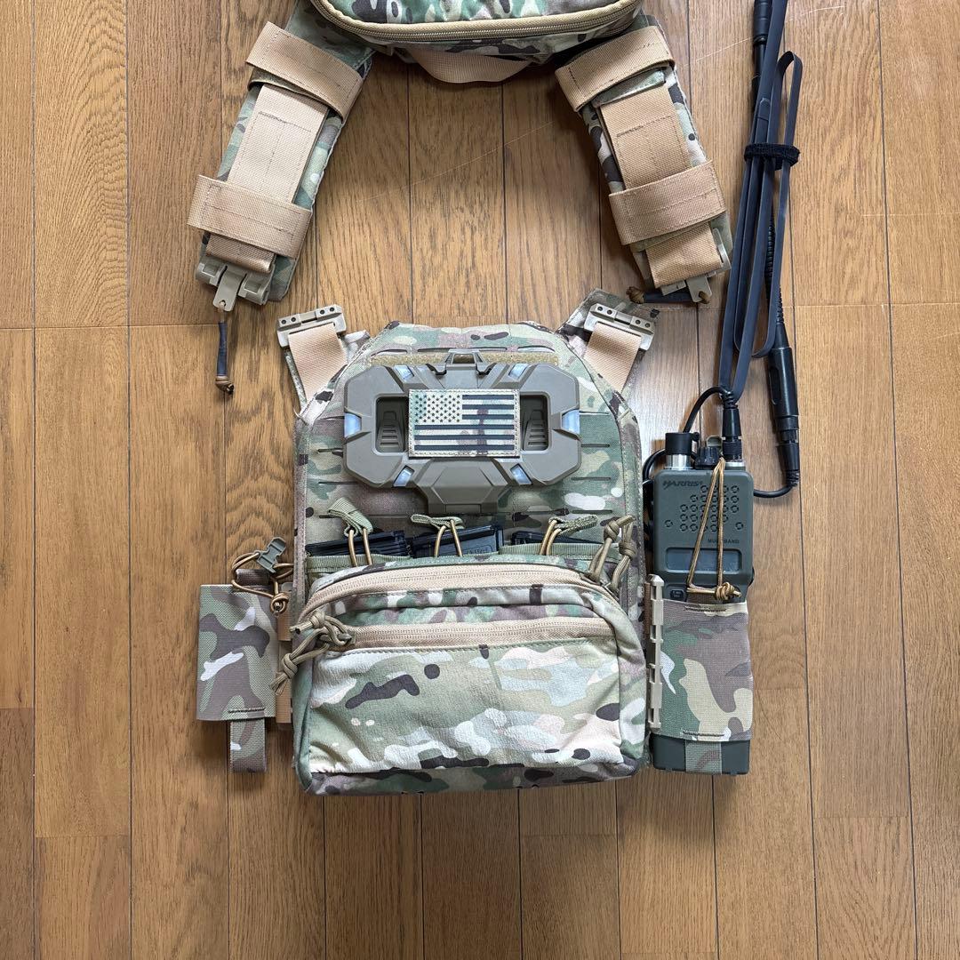 マルチカムプレートキャリア、マルチカムヘルメットセットアップ