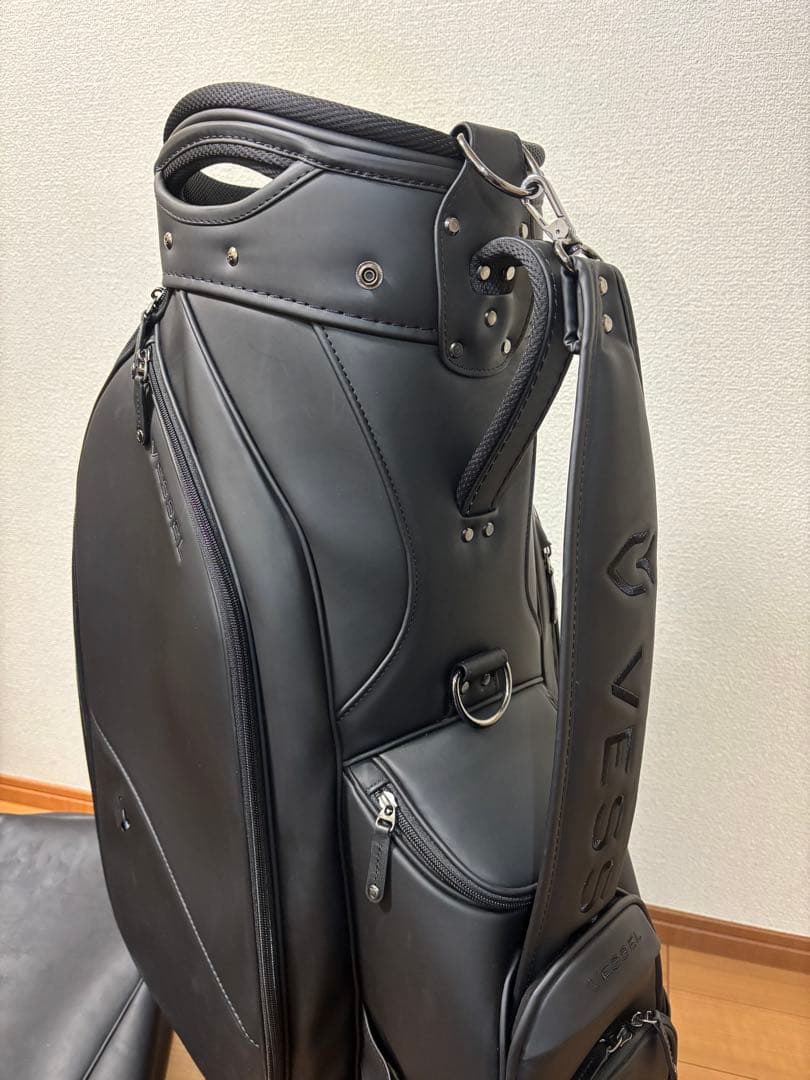 VESSEL(ベゼル)キャディバッグ Lux Cart JP BKブラック 美品
