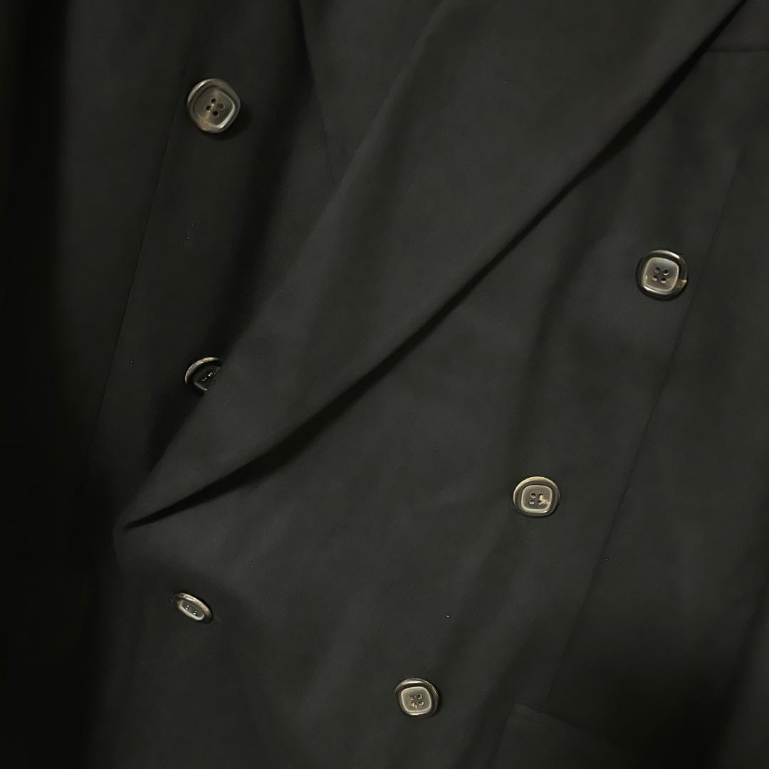 美品 VALENTINO ブラックフォーマルスーツ ダブル カジュアル カシミヤ
