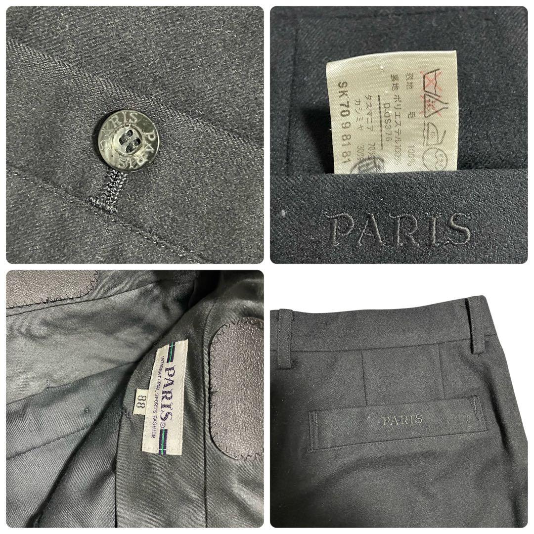 美品 VALENTINO ブラックフォーマルスーツ ダブル カジュアル カシミヤ