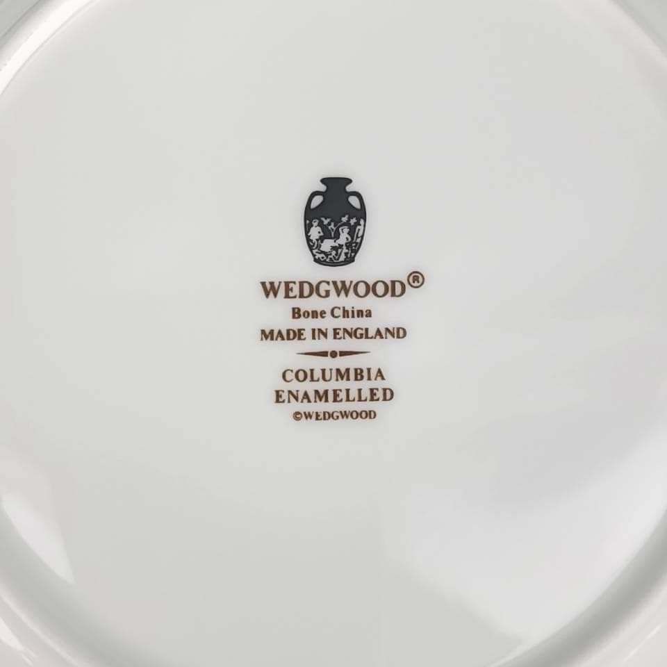 ＊未使用級＊ウェッジウッド　コロンビア エナメル　デザートプレート　6枚