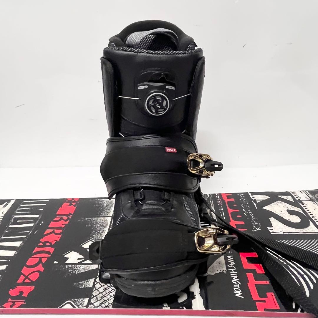 K2 head スノボセット　スノーボード ビンディング　BOA ブーツ　美品