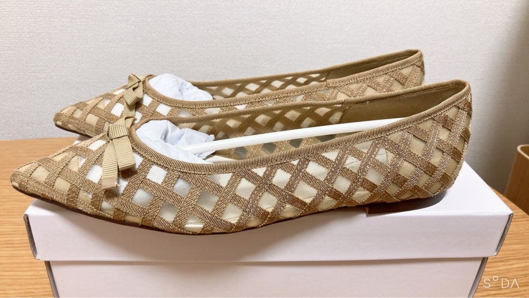 ルタロン　ポインテッドGINGHAMチュールバレエ　25.5cm