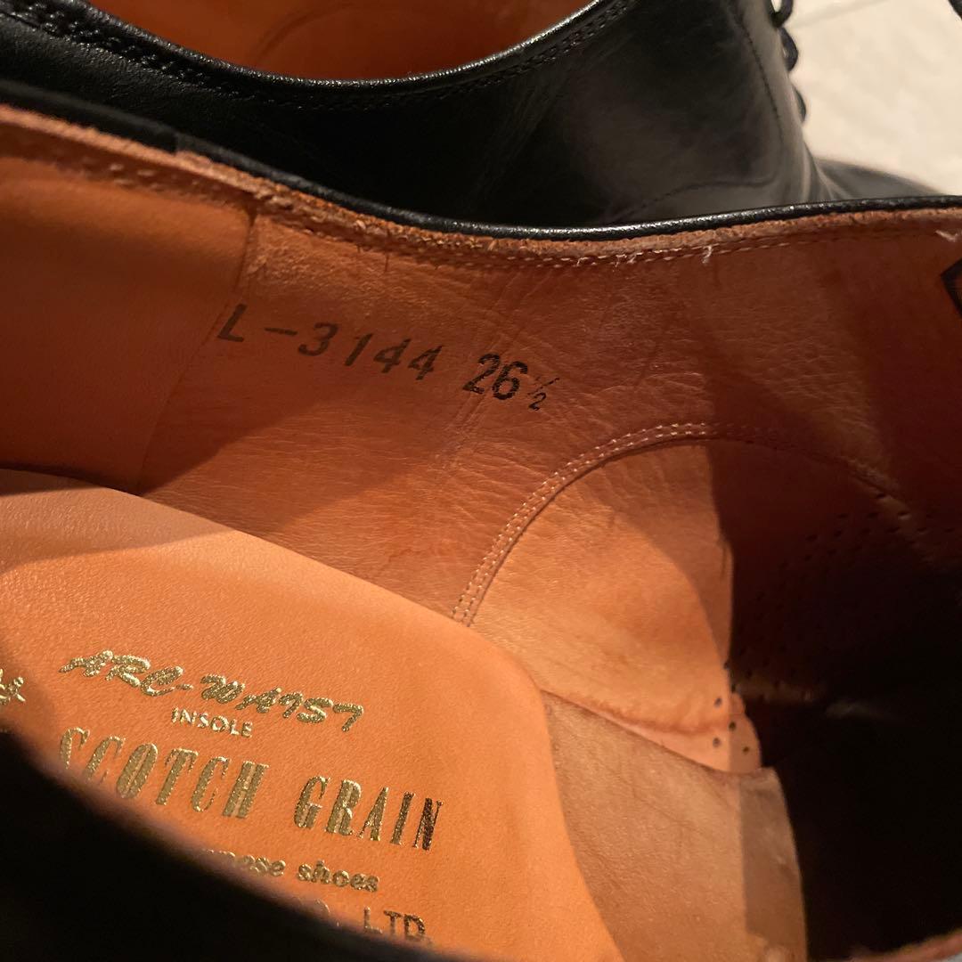 スコッチグレイン ストレートチップ 26.5cm