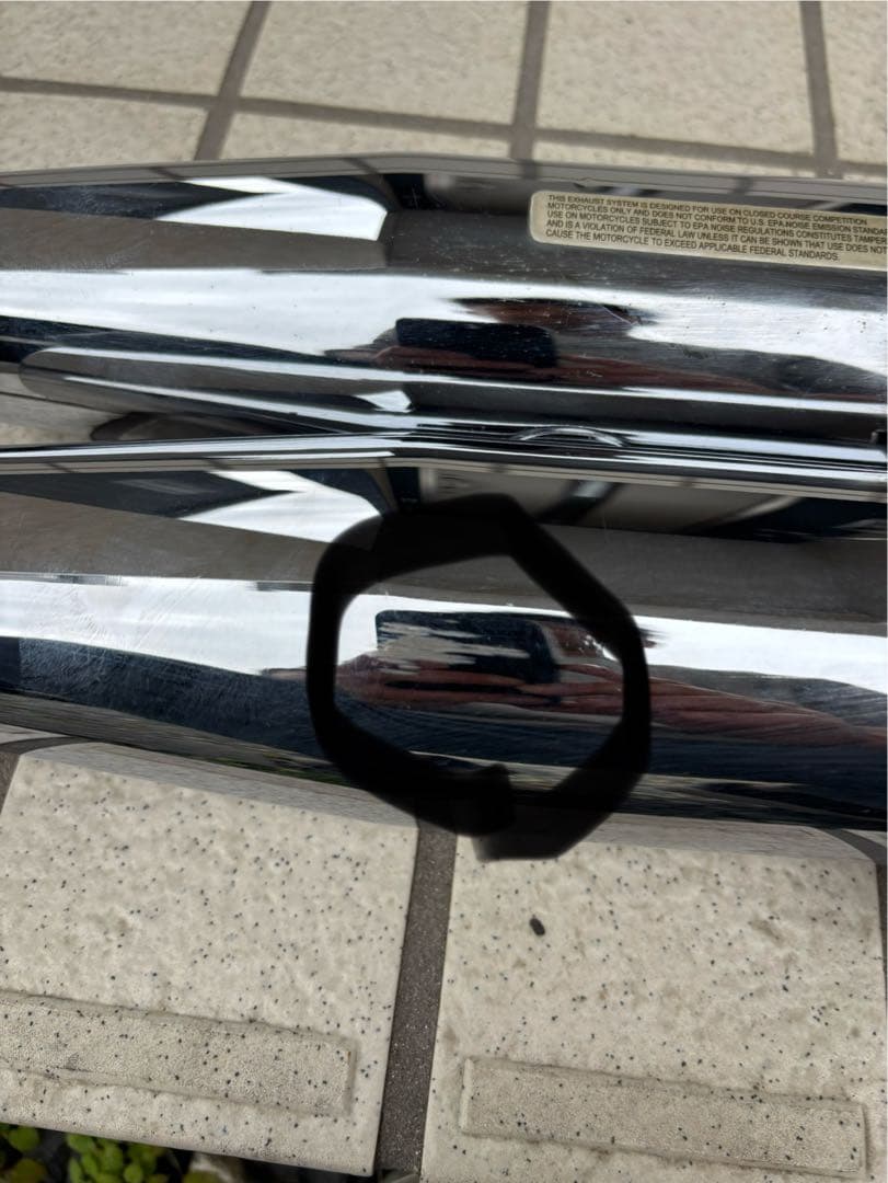 FLHTK専用 絶版品　スポーツスター　S&S スリップオン　テーパードマフラー