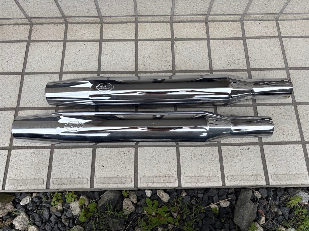 FLHTK専用 絶版品　スポーツスター　S&S スリップオン　テーパードマフラー