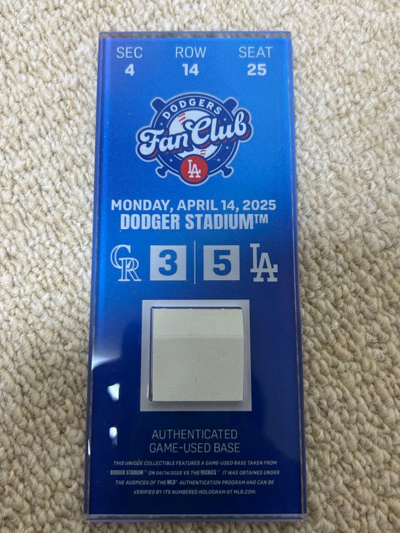 Dodgers Fan Club Box ドジャース ファンクラブ 大谷翔平