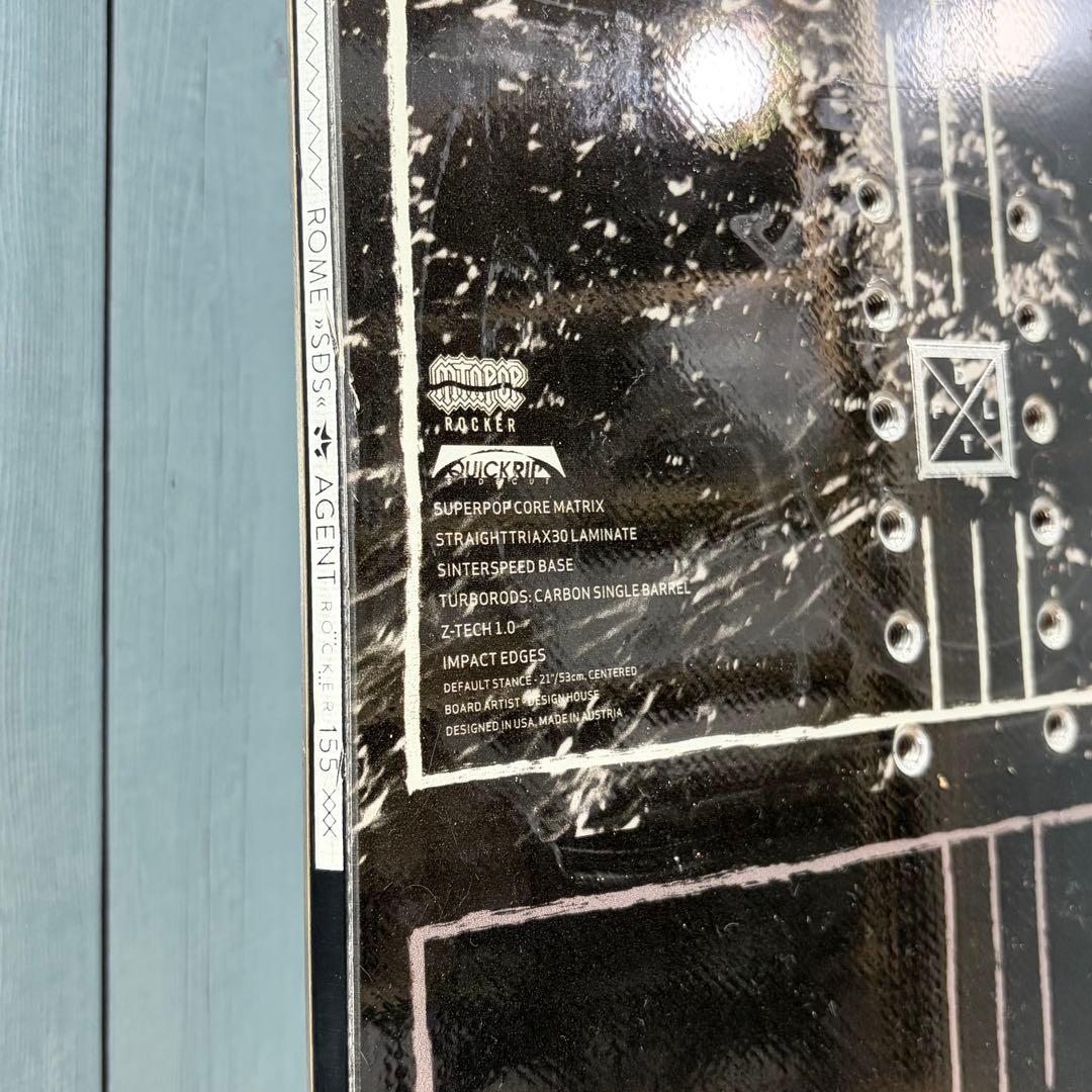 スノーボード 2015 ROME SDS AGENT Rocker 155cm