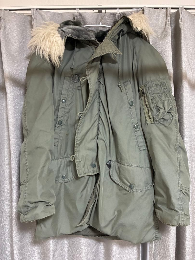 実物 80s N-3B フライトジャケット