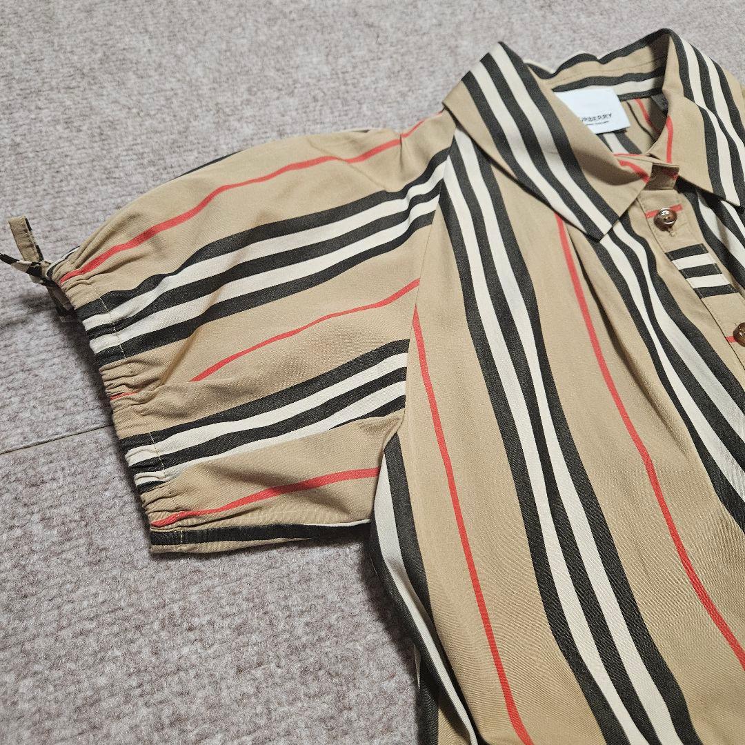 極美品　バーバリーチルドレン　BURBERRY　半袖ワンピース　チェック柄