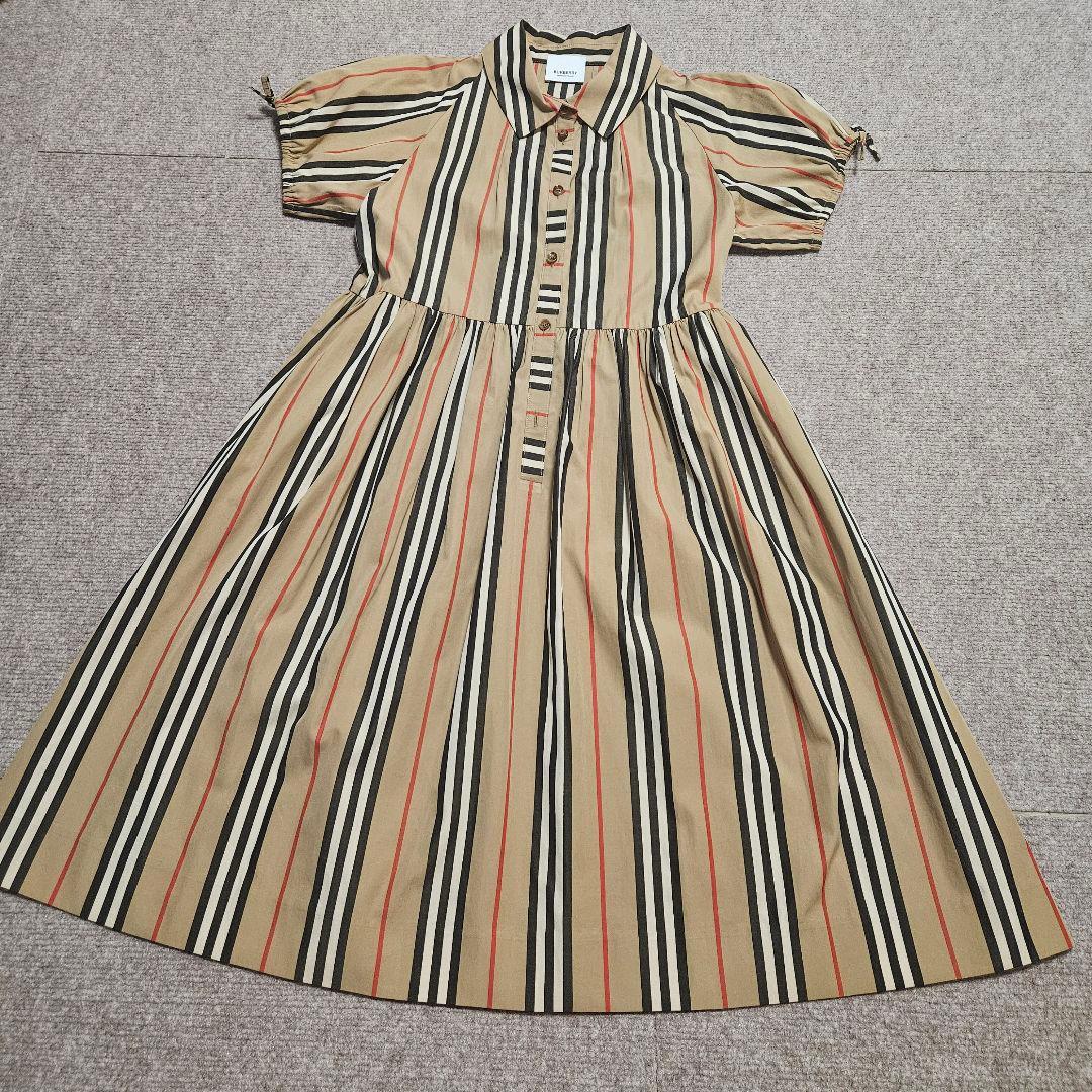 極美品　バーバリーチルドレン　BURBERRY　半袖ワンピース　チェック柄