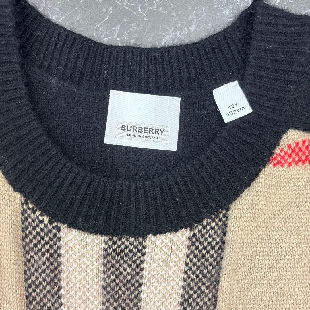 BURBERRYニットワンピース 12Y152㎝　大人可