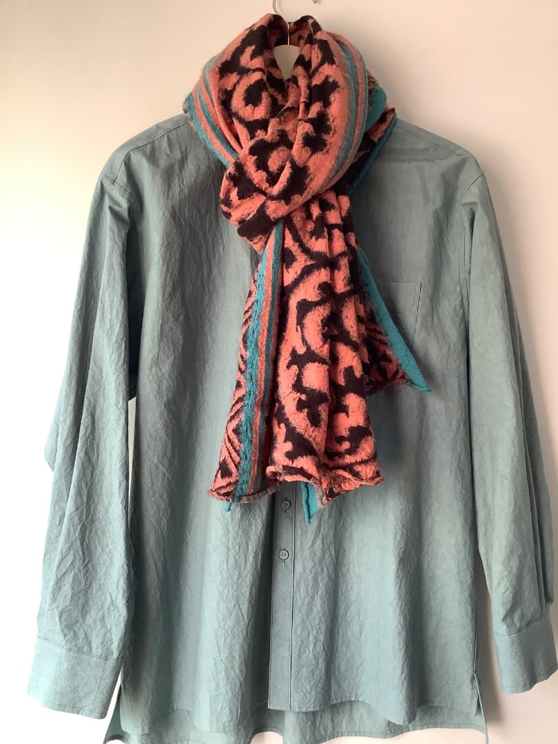 キャピタル　縮絨ウールマフラー未使用