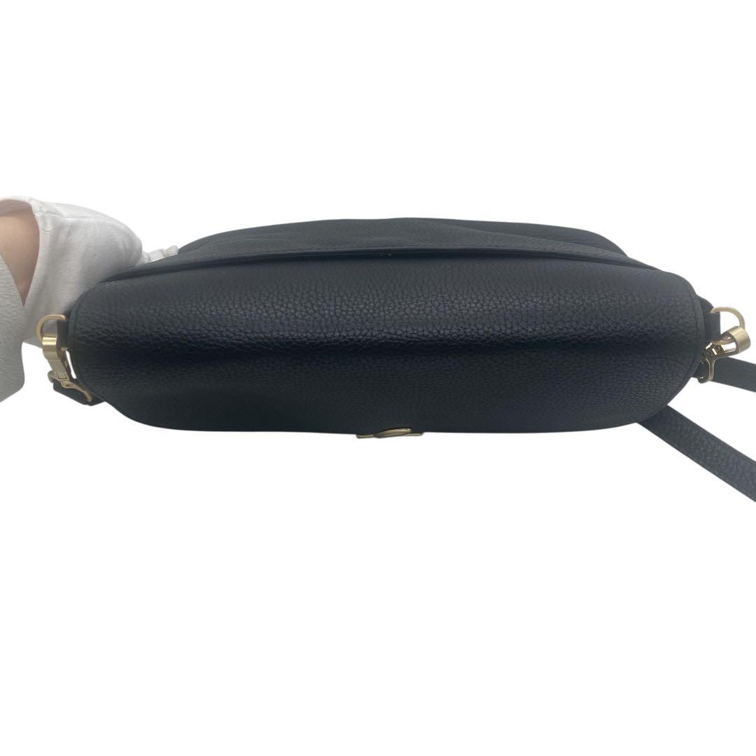 【極美品】 アニエスベー ショルダーバッグ ゴールド金具 レザー