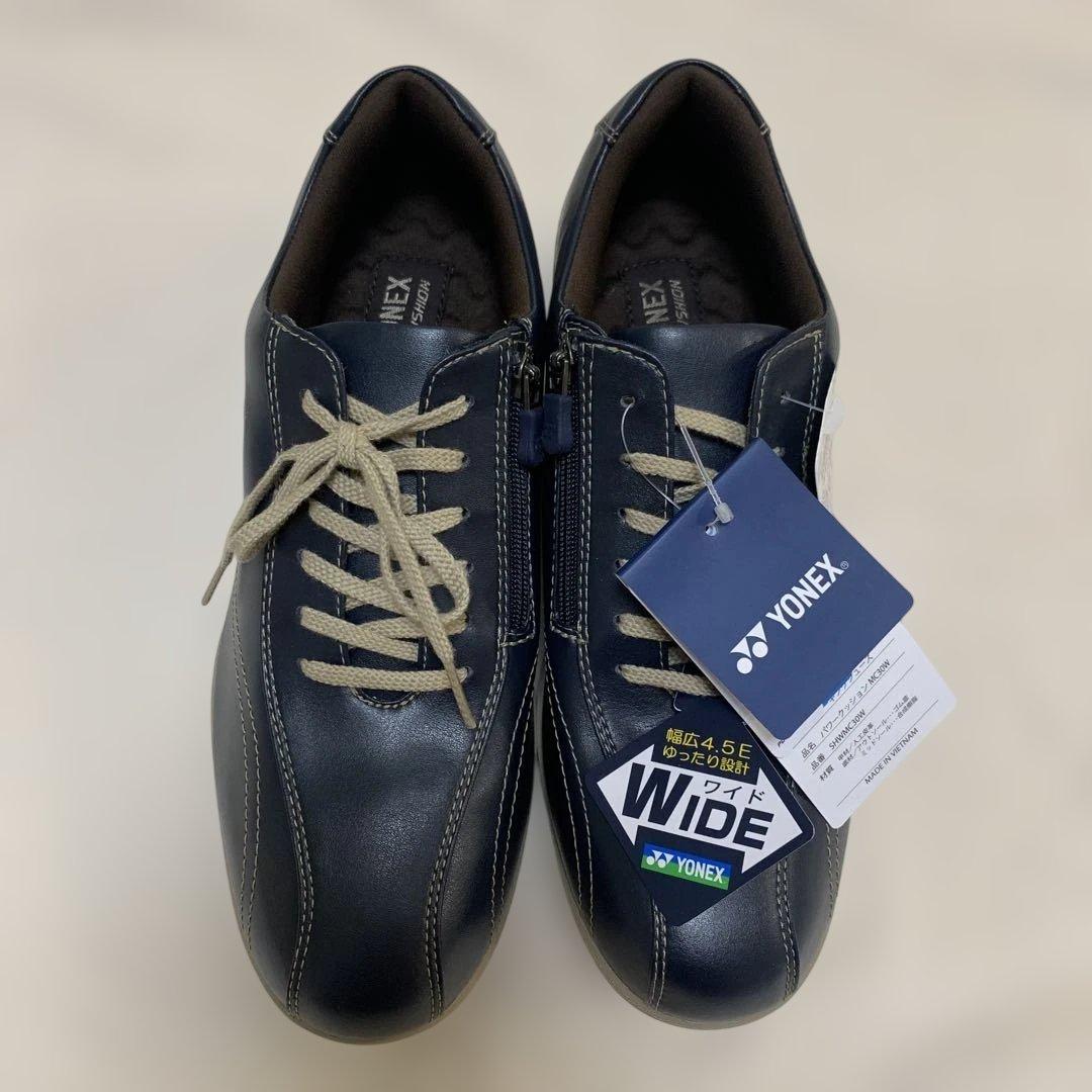新品　YONEX ウォーキングシューズ　パワークッション　ワイドサイズ4.5E