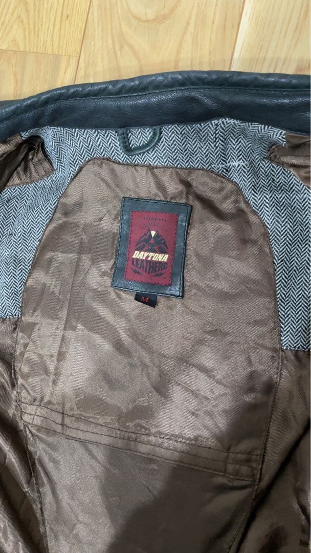 【美品・廃盤】デイトナ DL-501 スクランブラージャケット 本革 黒 M